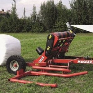 foto DEMO bale wrapper 1.2–1.6m max1t tractor trailer agro