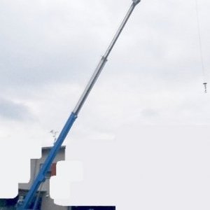foto 27m/250kg crane trailer 3.5t Böcker