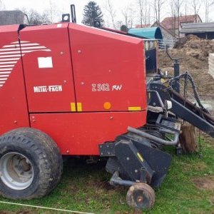 foto baler wrapper 120x120cm hay packet bulk agro trailer tractor Metal-Fach Z562