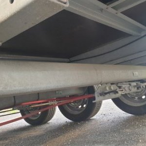 foto NEWISH 3.5t plate trailer 3axles load 2.7t/5m transporter