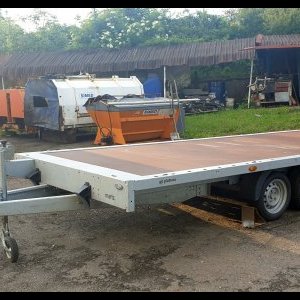 foto NEWISH 3.5t plate trailer 3axles load 2.7t/5m transporter