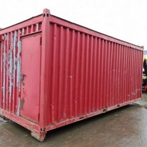 foto 6.3m container office Abroll