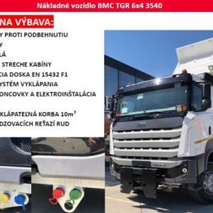 foto WARRANTY! 6x4 tipper 34.8t municipal BMC Tugra +possible winter spreader & blade