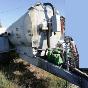 foto 8.4m3 agro tank-trailer 1axle slurry