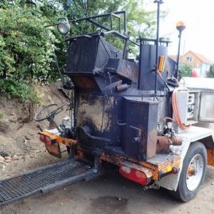 foto asphalt heater 700 ltr trailer 3.5t