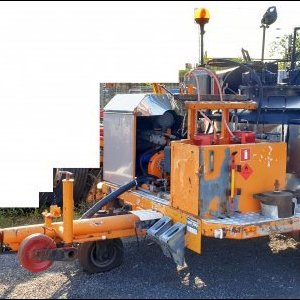 foto asphalt heater 700 ltr trailer 3.5t