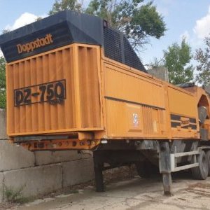 foto 46t crusher bio mobil trailer Doppstadt DZ750 2in1 BIO wood