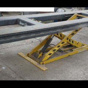 foto roll-over bench 2.5t/4m +laser+TRUCK! frame (table