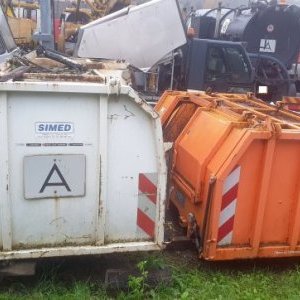 foto garbage press 2.5+3.5 m3 platform for Multicar M25 M26 M30